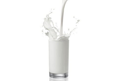 Mjölk innehåller mycket kalcium