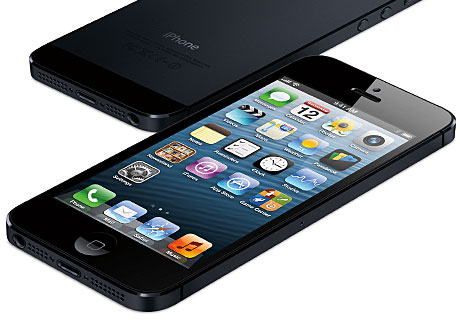En svart iPhone
