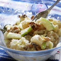 Mias mat- och bakblogg Potatissallad med äppeldressing