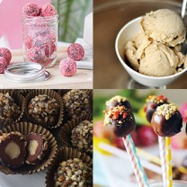 Collage på nyttigare sötsaker