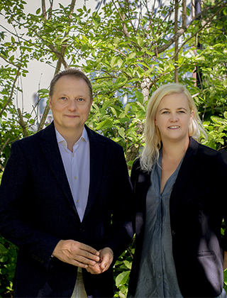 Magnus Carlson och Johanna Stål, författare