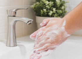 Handtvätt med löddrande tvål