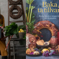 Collage: Annelie Andersson och boken "Baka & ta tillvara"
