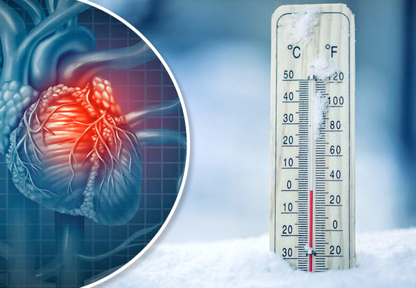 Risken för hjärtinfarkt ökar vid kallt väder