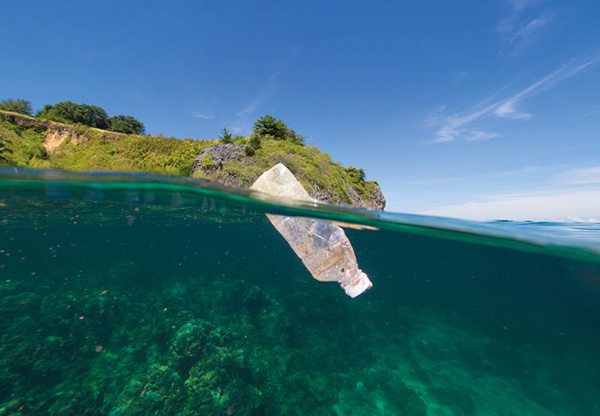 Plastfragment i haven kommer från vår konsumtion