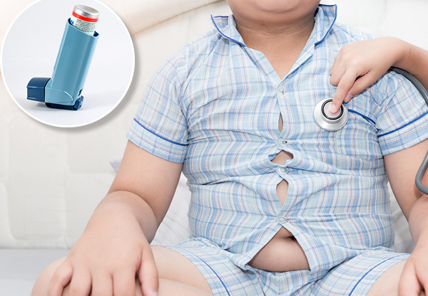 Övervikt hos barn kan bidra till astma i tonåren