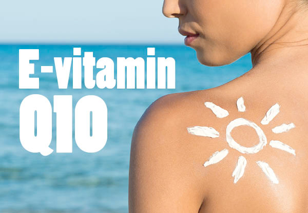 Skydda huden i solen med Q10 och E-vitamin