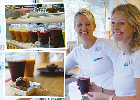 Kerstin och Hanna öppnade rawfood-kafé: ”Här kan man fika med gott samvete”