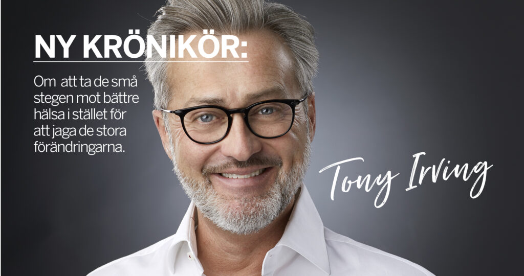 Tony Irving och texten "Ny krönikör" + en sammanfattning av vad han skrive rom