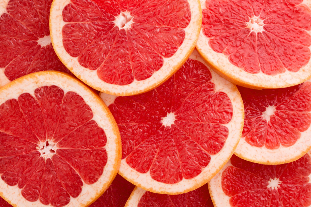 Grapefrukt i skivor