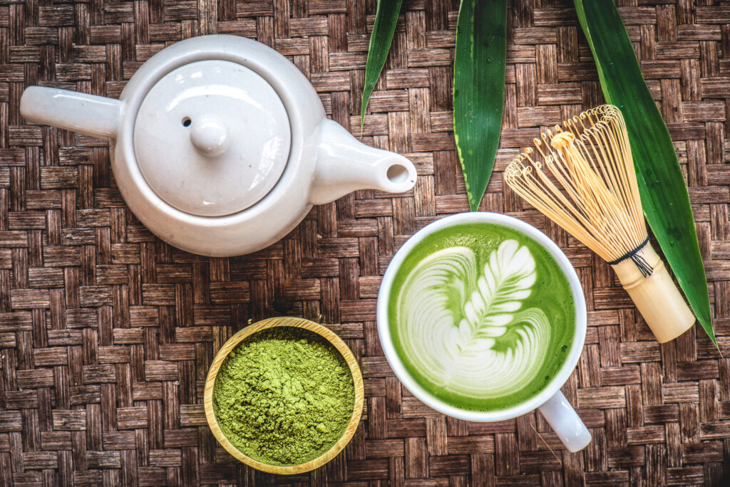 Matcha-te och visp