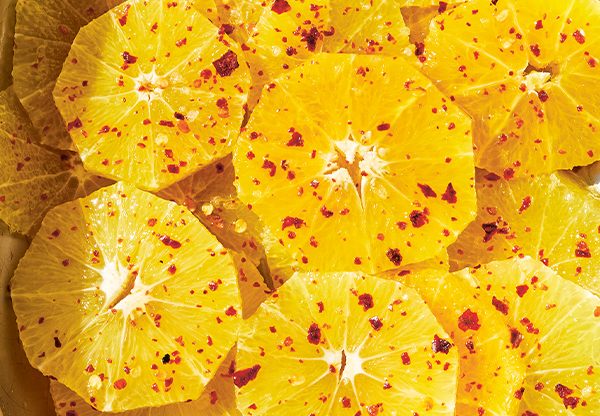 Apelsinsallad med chili