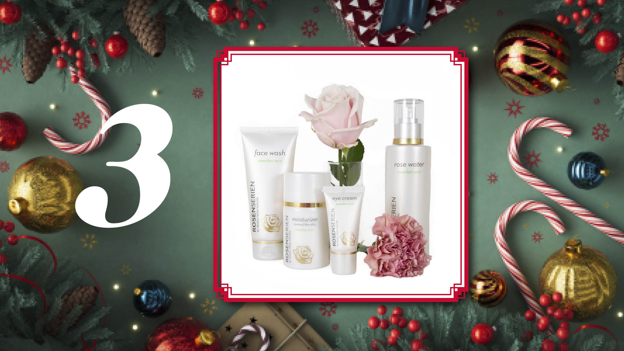 Kureras julkalender Lucka 3: produkter från Rosenserien